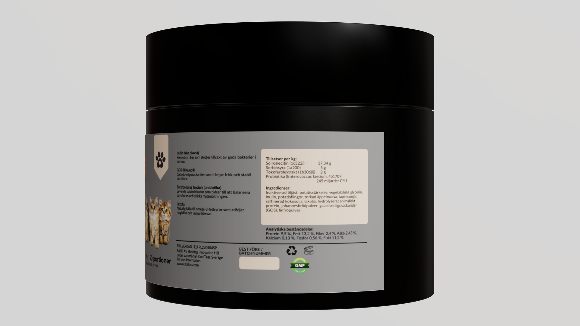 CoolTass Probiotic – produktbild sidovy