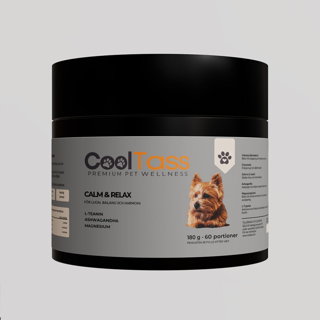 CoolTass Calm & Relax – lugnande tillskott för hund